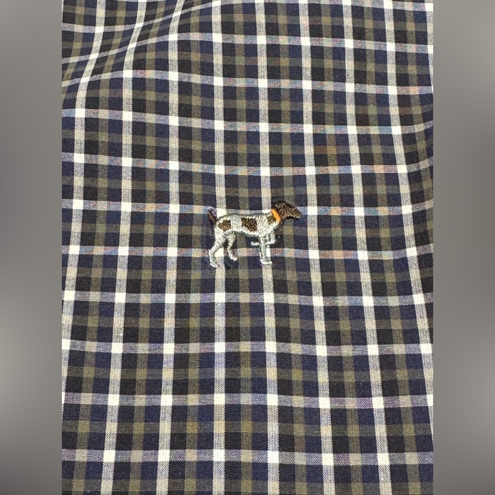 Southern Point Co The Hadley Shirt Mens Medium Long Sleeve Button Up Green Plaid - Picture 3 of 8